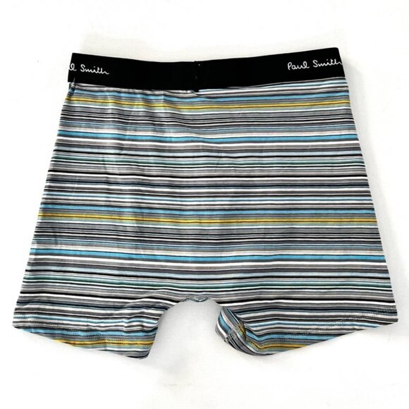 Paul Smith Blue Multi Stripe Boxer Brief - Picture 4 of 4